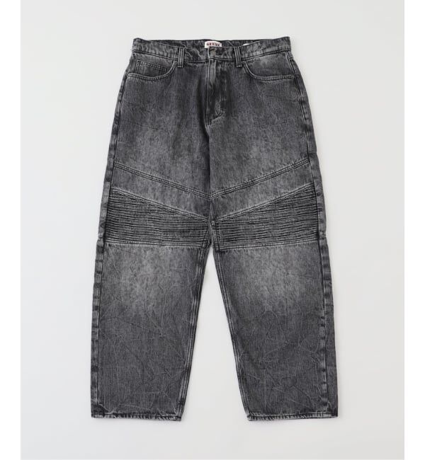 JOINT WORKS「GUESS/ゲス ORIGINALS SUPER BAGGY MOTO」|デニム|ブラック