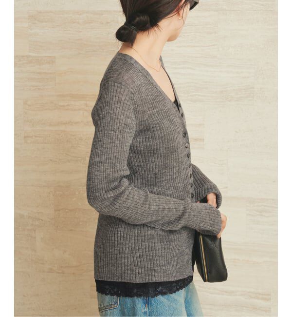 Plage「RIB BUTTON カーディガン」|カーディガン|