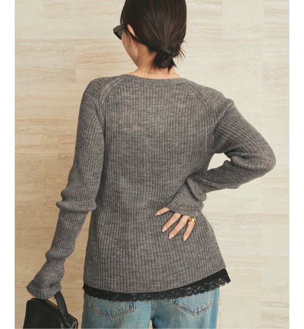 Plage「RIB BUTTON カーディガン」|カーディガン|