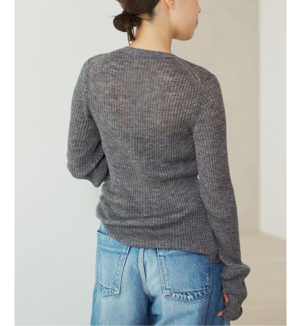 Plage「RIB BUTTON カーディガン」|カーディガン|