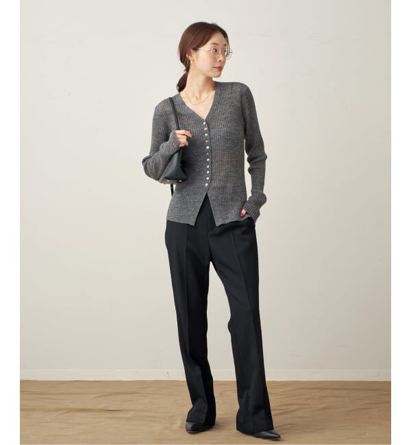 Plage「RIB BUTTON カーディガン」|カーディガン|