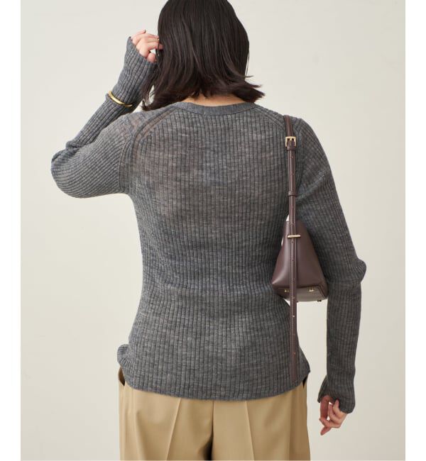 Plage「RIB BUTTON カーディガン」|カーディガン|