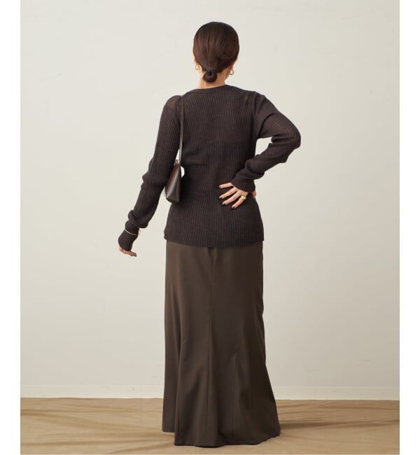 Plage「RIB BUTTON カーディガン」|カーディガン|