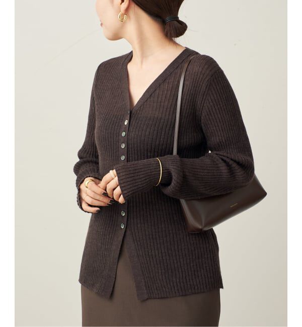 Plage「RIB BUTTON カーディガン」|カーディガン|