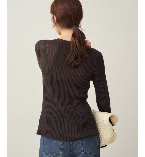 Plage「RIB BUTTON カーディガン」|カーディガン|