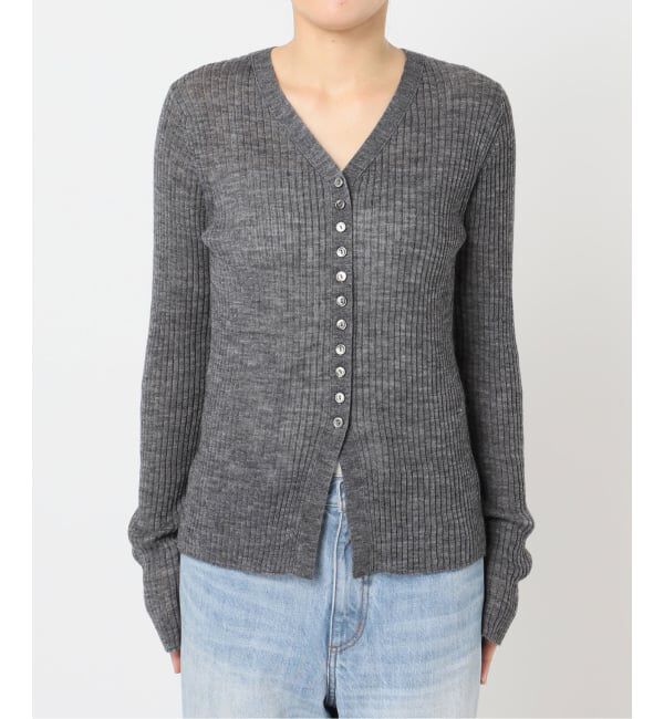 Plage「RIB BUTTON カーディガン」|カーディガン|