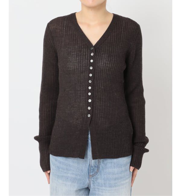 Plage「RIB BUTTON カーディガン」|カーディガン|