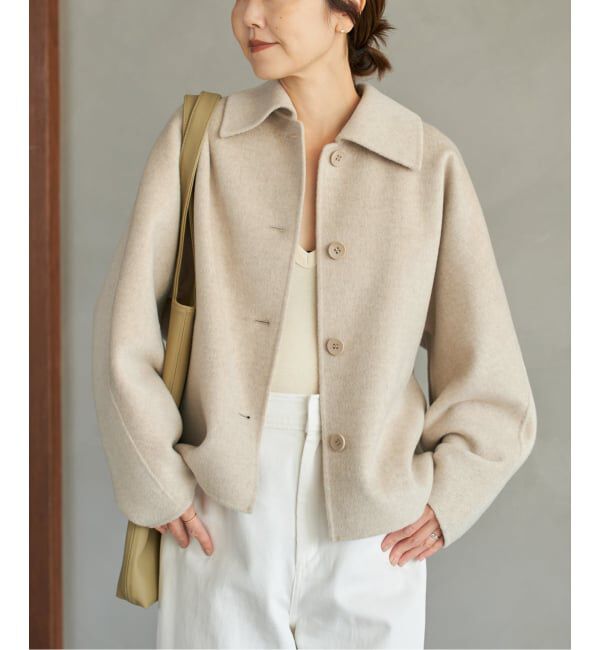 HAMILTON AMBSWOOL ベージュ ステンカラーコート WEB限定追加 HAMILTON AMBSWOOL ベージュ ステンカラーコート WEB限定追加