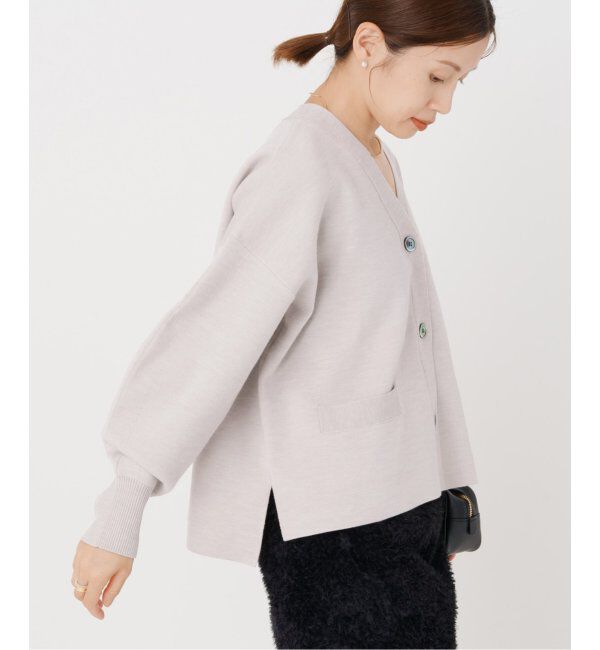 みさわ様◎2024AW◎イエナ　スーパーファインスムース ショートカーディガン IENA（イエナ） カーディガン スーパーファインスムース ショート