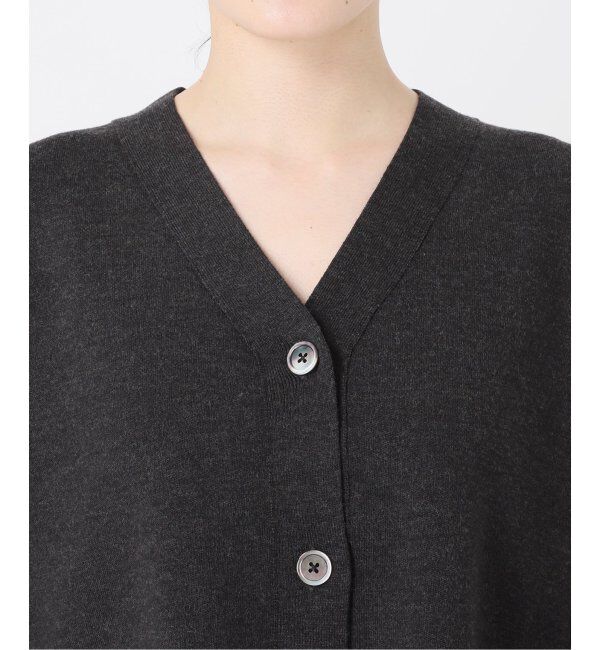 IENA スーパーファインスムース ショートカーディガン スーパーファインスムース ショートカーディガン（カーディガン