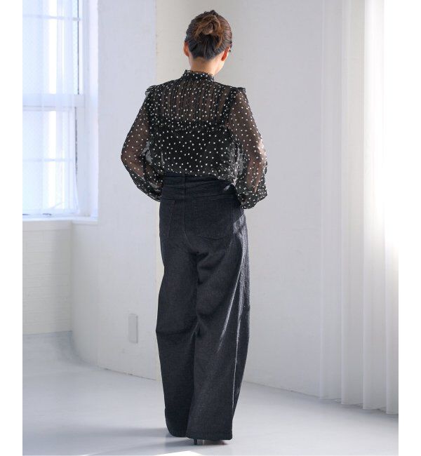 IENA「《追加》楊柳フリルピンタックブラウス」|シャツ・ブラウス|