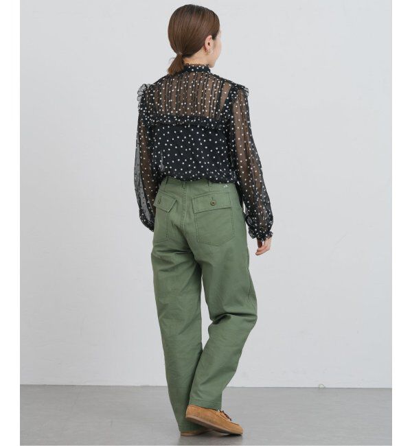 IENA「《追加》楊柳フリルピンタックブラウス」|シャツ・ブラウス|