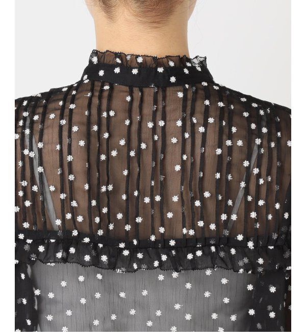 IENA「《追加》楊柳フリルピンタックブラウス」|シャツ・ブラウス|