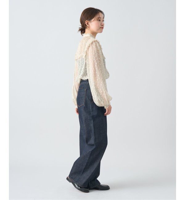 IENA「《追加》楊柳フリルピンタックブラウス」|シャツ・ブラウス|