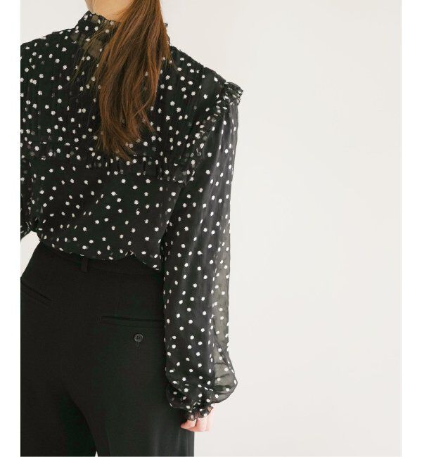 IENA「《追加》楊柳フリルピンタックブラウス」|シャツ・ブラウス|