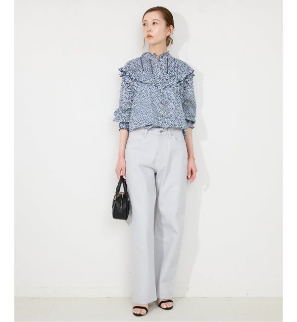 SLOBE IENA「《WEB限定》フリルピンタックブラウス」|シャツ・ブラウス|