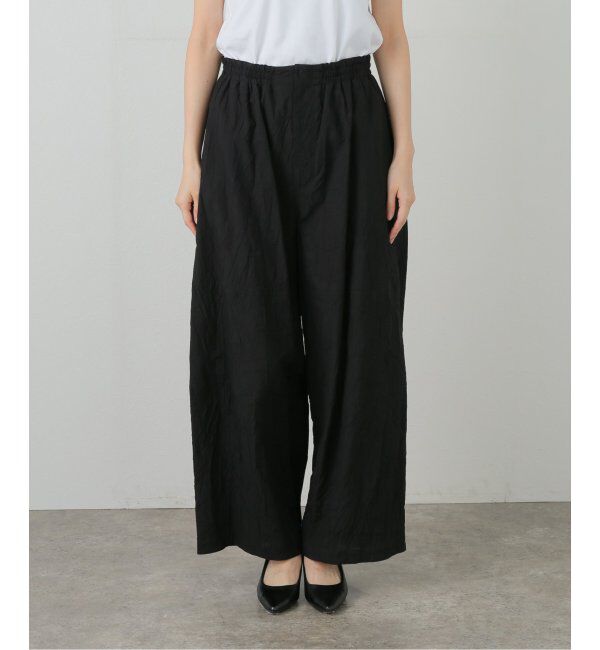 VERMEIL par iena「ATON エイトン EASY WIDE PANTS PRAGGM0117」|スラックス|