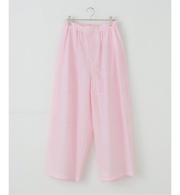 VERMEIL par iena「ATON エイトン EASY WIDE PANTS PRAGGM0117」|スラックス|ピンク