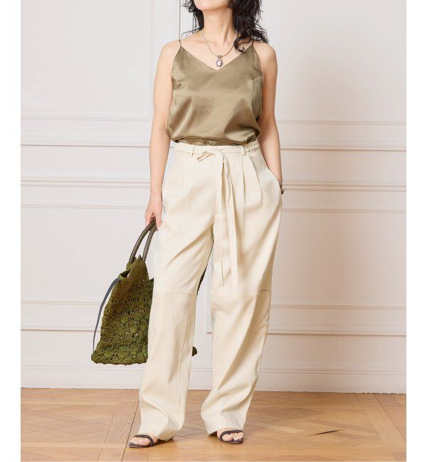 IENA LA BOUCLE「IENA LA BOUCLE ウォッシャブルシルクMIXキャミソール」|キャミソール|