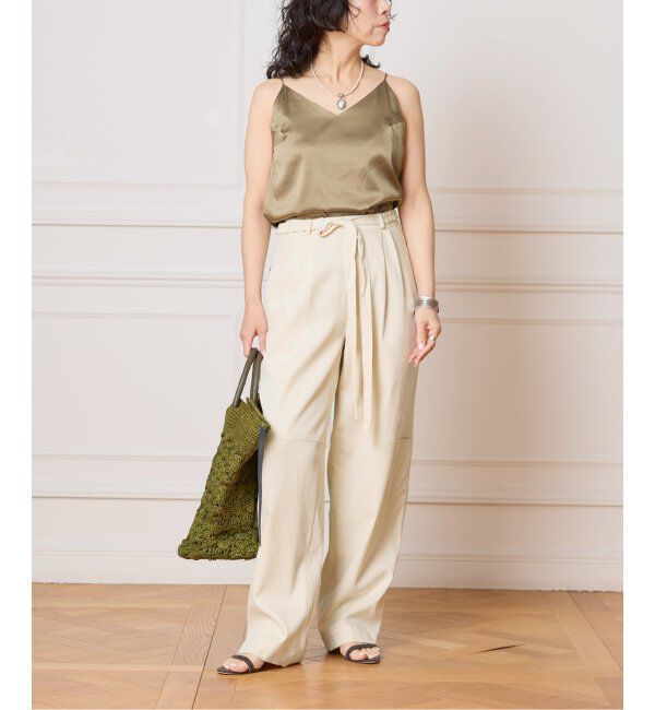 IENA LA BOUCLE「IENA LA BOUCLE ウォッシャブルシルクMIXキャミソール」|キャミソール|