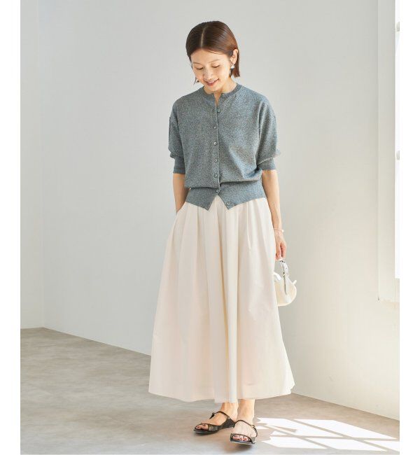 IENA「《一部カラー店舗限定》タイプライターフレアスカート」|スカート|