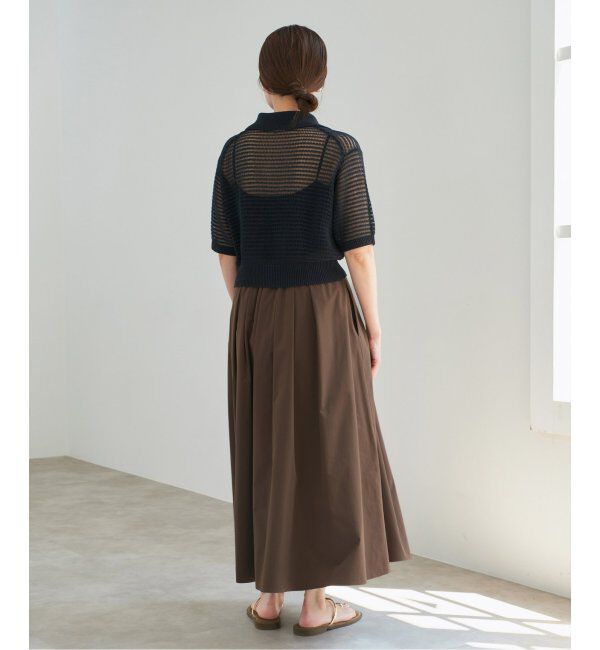 IENA「《一部カラー店舗限定》タイプライターフレアスカート」|スカート|