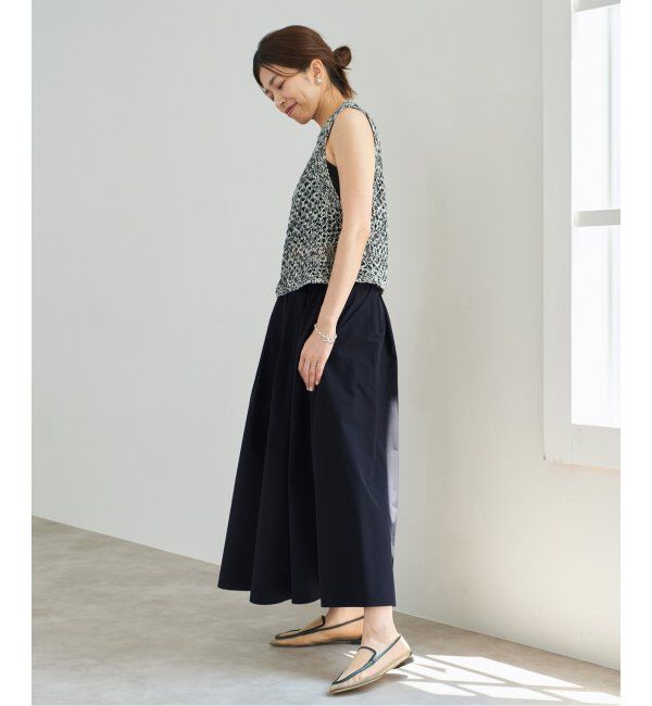 IENA「《一部カラー店舗限定》タイプライターフレアスカート」|スカート|