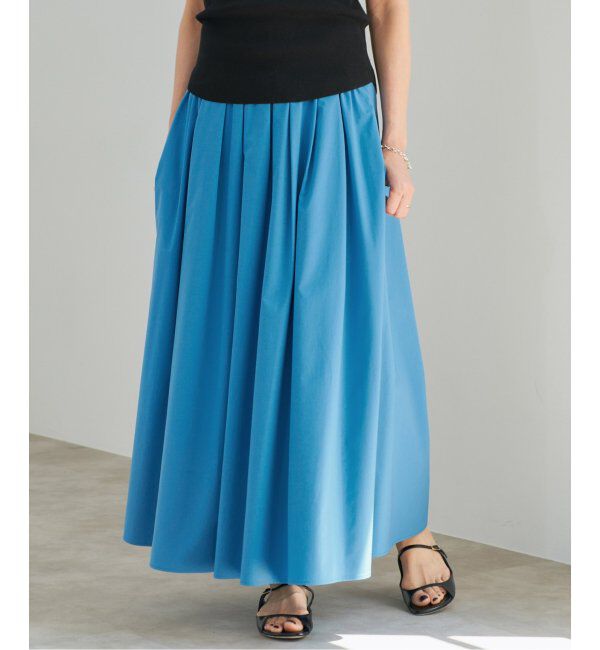 IENA「《一部カラー店舗限定》タイプライターフレアスカート」|スカート|