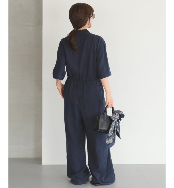 SLOBE IENA「《WEB限定/追加2》ハーフスリーブオールインワン」|オールインワン|