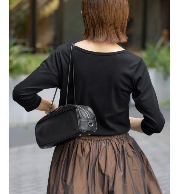 IENA「《追加》ATON/エイトン 別注 SUVIN FRAISE ボートネック Tシャツ」|Tシャツ・カットソー|