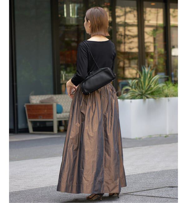 IENA「《追加》ATON/エイトン 別注 SUVIN FRAISE ボートネック Tシャツ」|Tシャツ・カットソー|