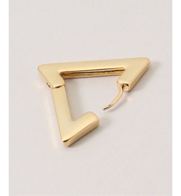 SLOBE IENA「Theia Jewelry/テイア ジュエリー トライアングルピアス 71043E0028」|ピアス|