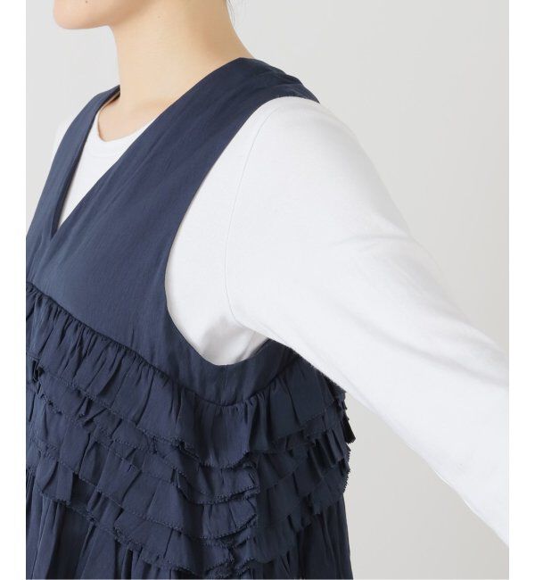 SLOBE IENA「2WAY フリルノースリーブブラウス」|シャツ・ブラウス|