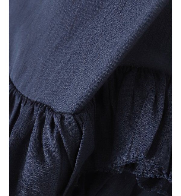 SLOBE IENA「2WAY フリルノースリーブブラウス」|シャツ・ブラウス|