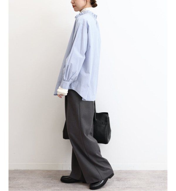 JOURNAL STANDARD relume「《追加8》ハイカウントコットンスタンドカラー2way」|シャツ・ブラウス|