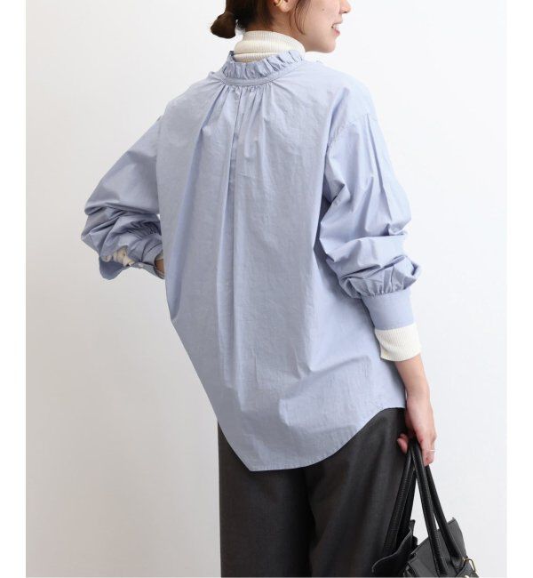 JOURNAL STANDARD relume「《追加8》ハイカウントコットンスタンドカラー2way」|シャツ・ブラウス|