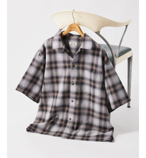 JOURNAL STANDARD relume「T/C ガーゼ オンブレチェック 半袖シャツ」|シャツ・ブラウス|
