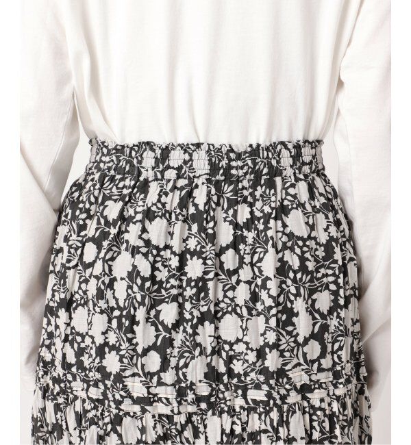 JOURNAL STANDARD relume「《WEB限定追加2》コットンボイルクリンクルティアードスカート（柄）」|スカート|