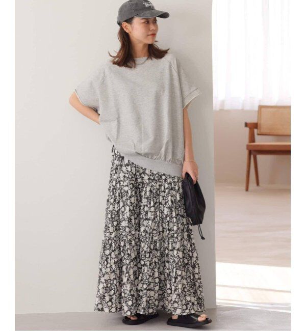 JOURNAL STANDARD relume「《WEB限定追加2》コットンボイルクリンクルティアードスカート（柄）」|スカート|