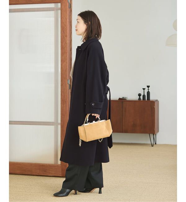 追加》モッサ/GIOLICAチェックバルカラーコート（journal standard L