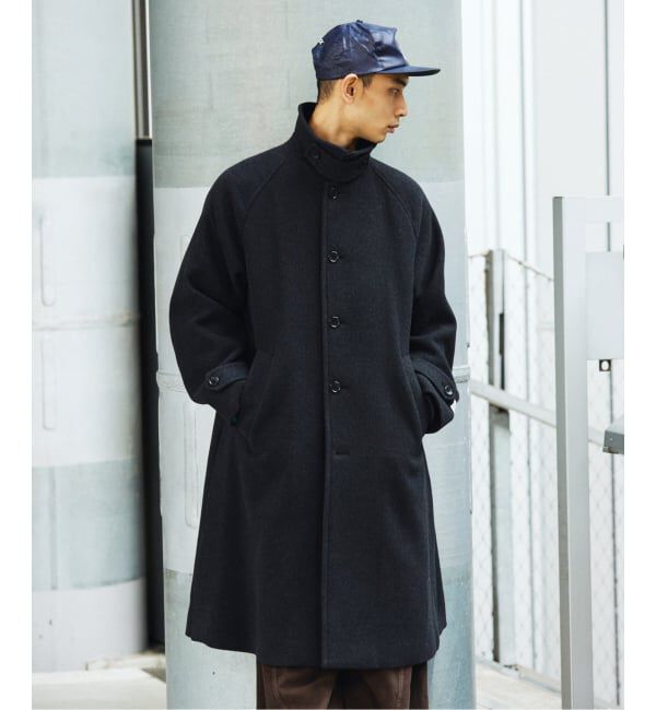 スーパー140 ウールモッサ オーバー マック コート（JOURNAL STANDARD
