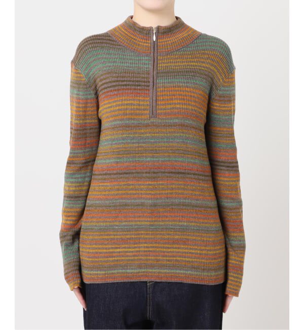 journal standard L'essage「ハイゲージリブZIPプルオーバー」|ニット・セーター|