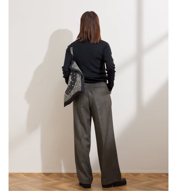 journal standard L'essage「ハイゲージリブZIPプルオーバー」|ニット・セーター|