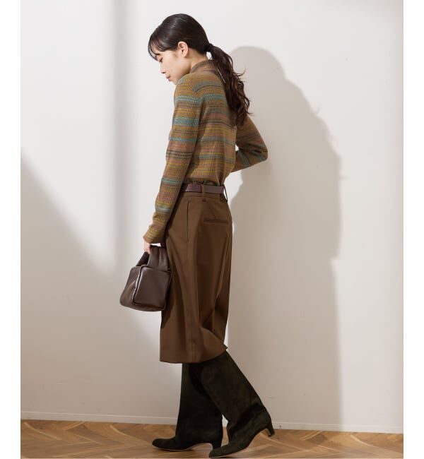 journal standard L'essage「ハイゲージリブZIPプルオーバー」|ニット・セーター|