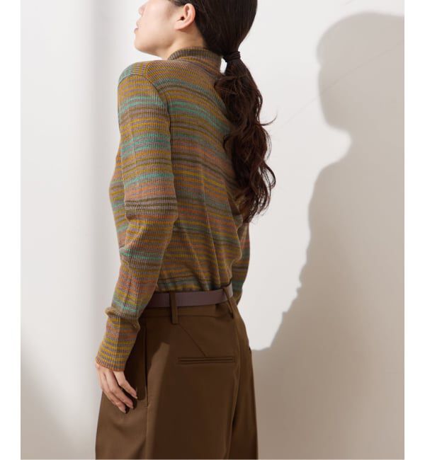 journal standard L'essage「ハイゲージリブZIPプルオーバー」|ニット・セーター|