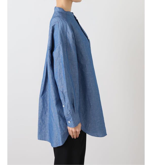 journal standard luxe「CLシャンブレー スタンドカラーシャツ」|シャツ・ブラウス|