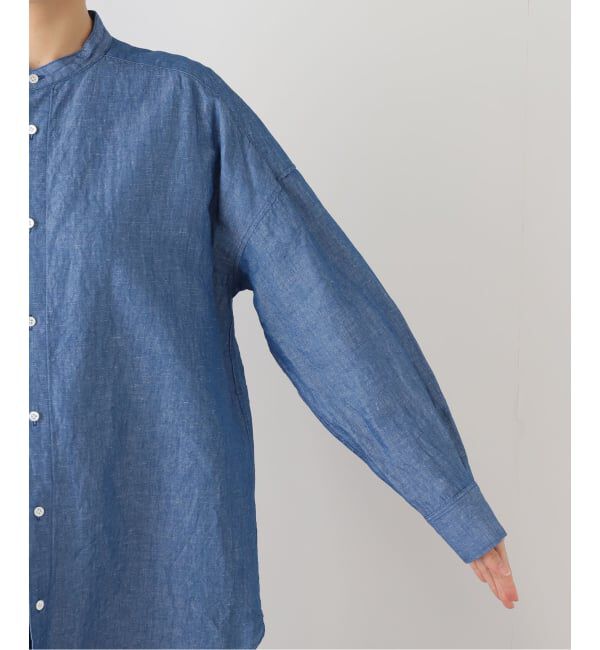 journal standard luxe「CLシャンブレー スタンドカラーシャツ」|シャツ・ブラウス|