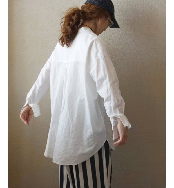 journal standard luxe「CLシャンブレー スタンドカラーシャツ」|シャツ・ブラウス|