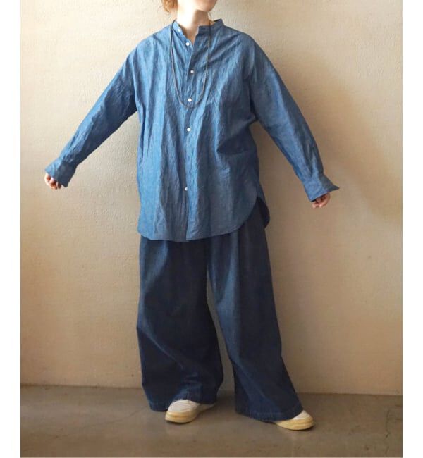 journal standard luxe「CLシャンブレー スタンドカラーシャツ」|シャツ・ブラウス|