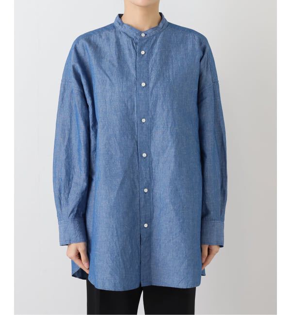 journal standard luxe「CLシャンブレー スタンドカラーシャツ」|シャツ・ブラウス|